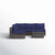 Blue / 2 Pc. L-Shaped Sectional, Table