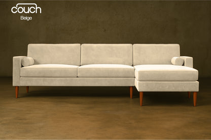 The Mid-Century Modern Chaise Sectional