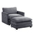 Dark Gray / 1 Seat With Ottoman