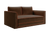 The Eclipse Sofa in Recycled Velvet - Chocolate / Amber