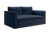 The Eclipse Sofa in Recycled Velvet - Indigo / Amber