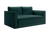 The Eclipse Sofa in Recycled Velvet - Moss