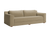 The Elevate 86" Sofa in Natural Hemp - Sand Hemp