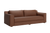 The Elevate 86" Sofa in Cactus Leather