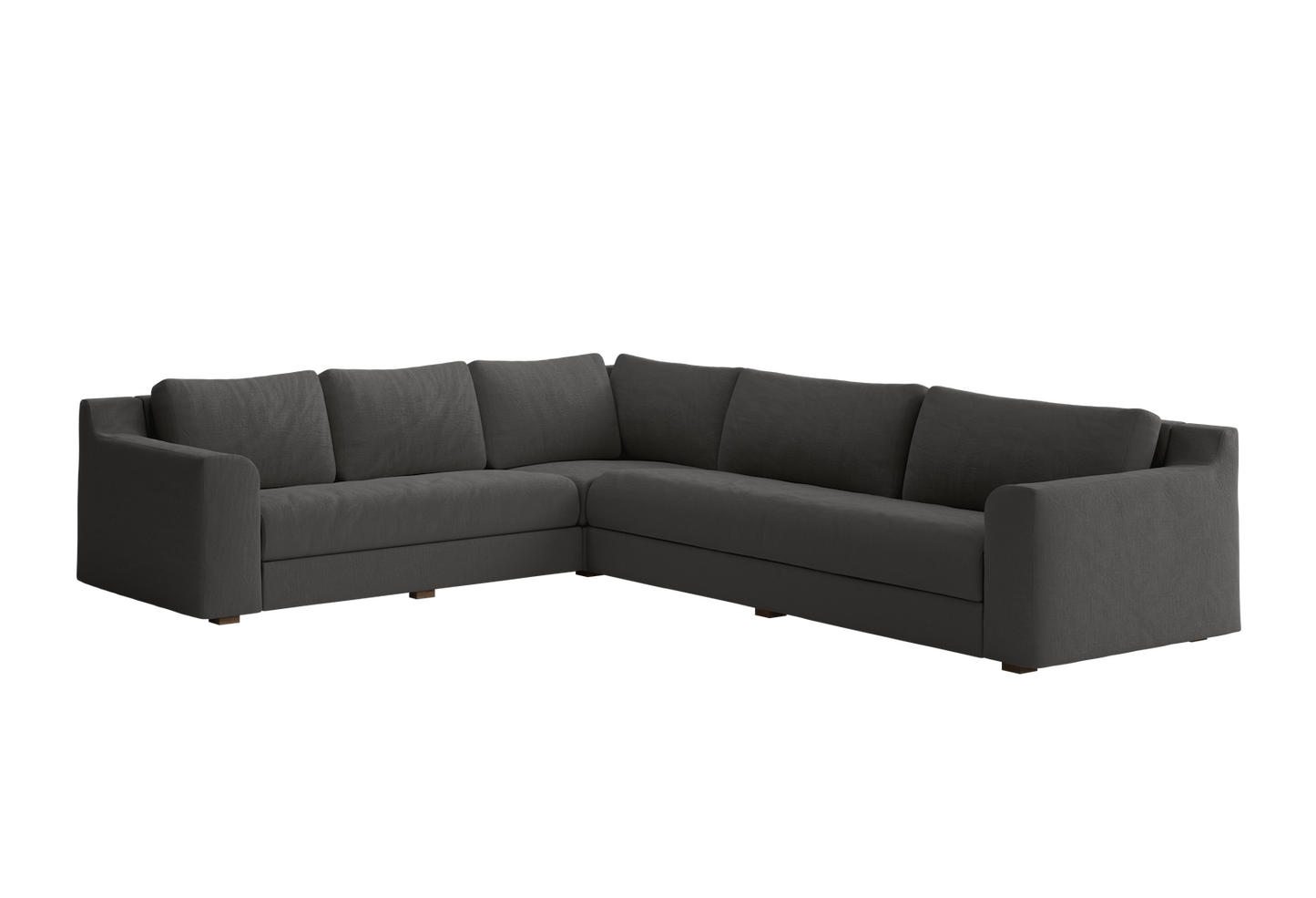 The Elevate Reversible L Sectional in Natural Hemp – Spacious Eco-Friendly Sofa by Sabai