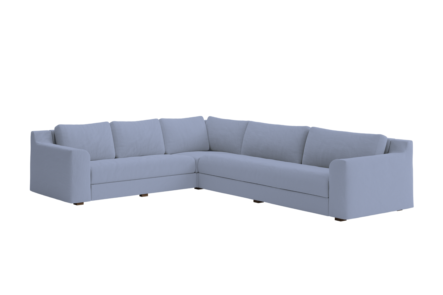 The Elevate Reversible L Sectional in Natural Hemp – Spacious Eco-Friendly Sofa by Sabai