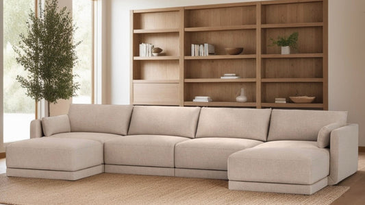 Eva Double Chaise Sectional Sofa by BenchMade Modern – Plush Modular Comfort