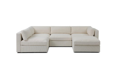 Bella L-Shape + Ottoman