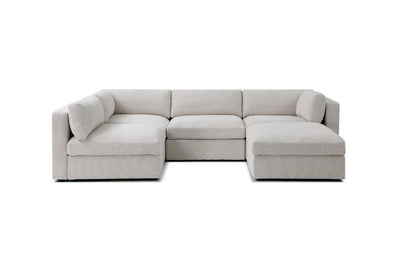 Bella L-Shape + Ottoman