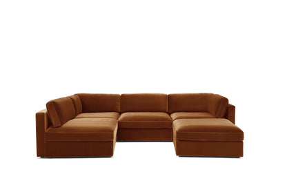 Bella L-Shape + Ottoman