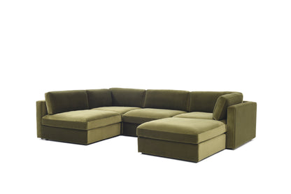 Bella L-Shape + Ottoman