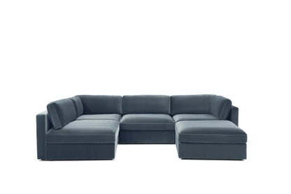 Bella L-Shape + Ottoman