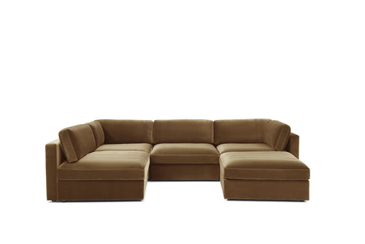 Bella L-Shape + Ottoman