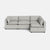 Kova Pillow Cushion L-Shape - Storm Grey Performance Twill