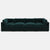 Kova Pillow Cushion Grand Pit - Dark Teal Performance Velvet