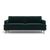 Lido Sofa 75" - Dark Teal Performance Velvet