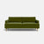 Lido Sofa 75" - Olive Performance Velvet