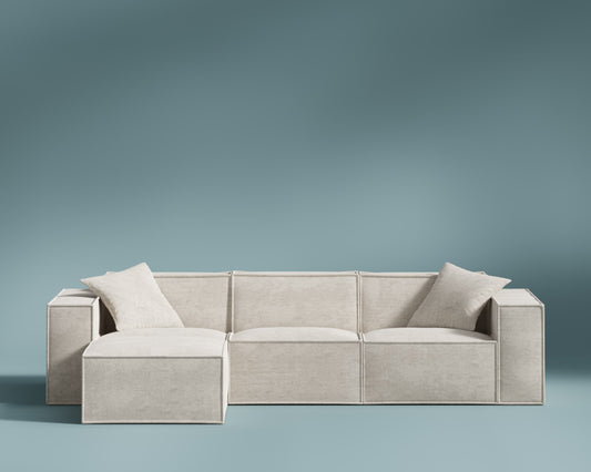 M1 Sofa Sectional - Helium Cloud
