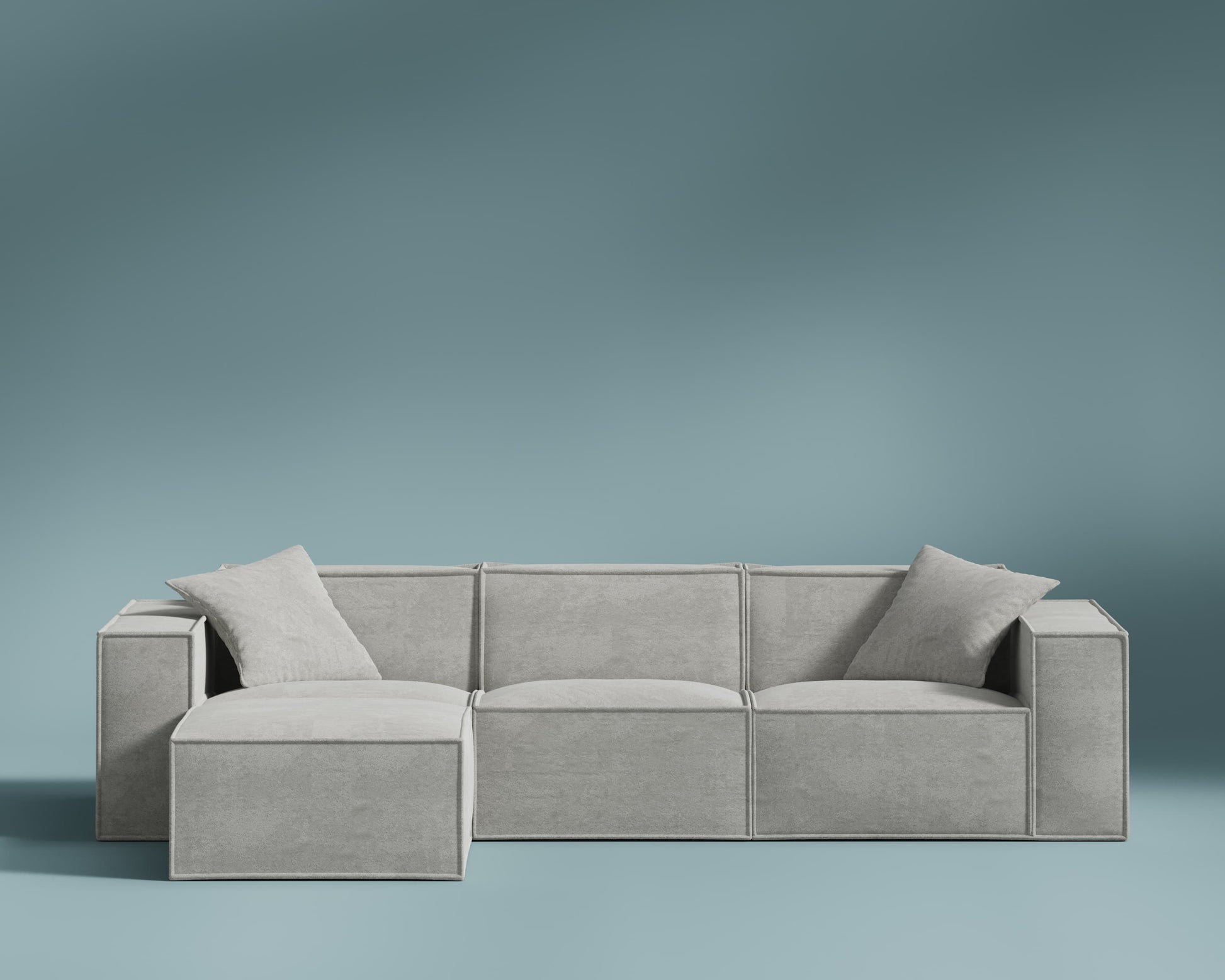 M1 Sofa Sectional - Platinum Grey