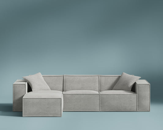 M1 Sofa Sectional - Platinum Grey