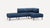 Navy Blue / Walnut