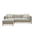 Opal Beige / LAF - Chaise on the Left / Natural
