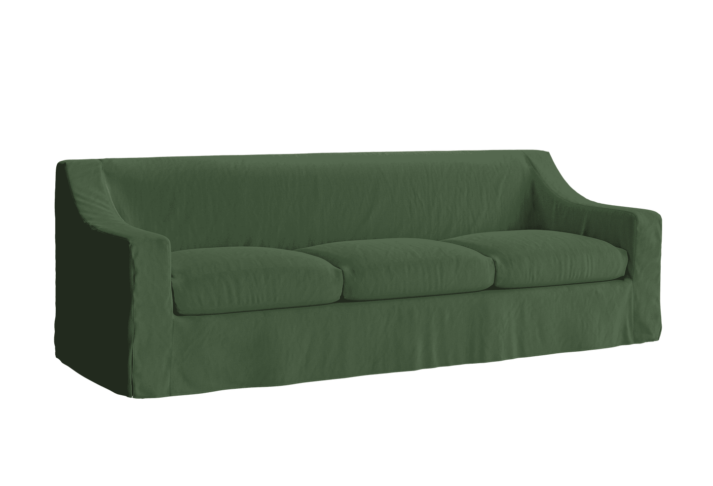 The Evergreen Sofa in Hemp – Sustainable 3-Seater by Sabai