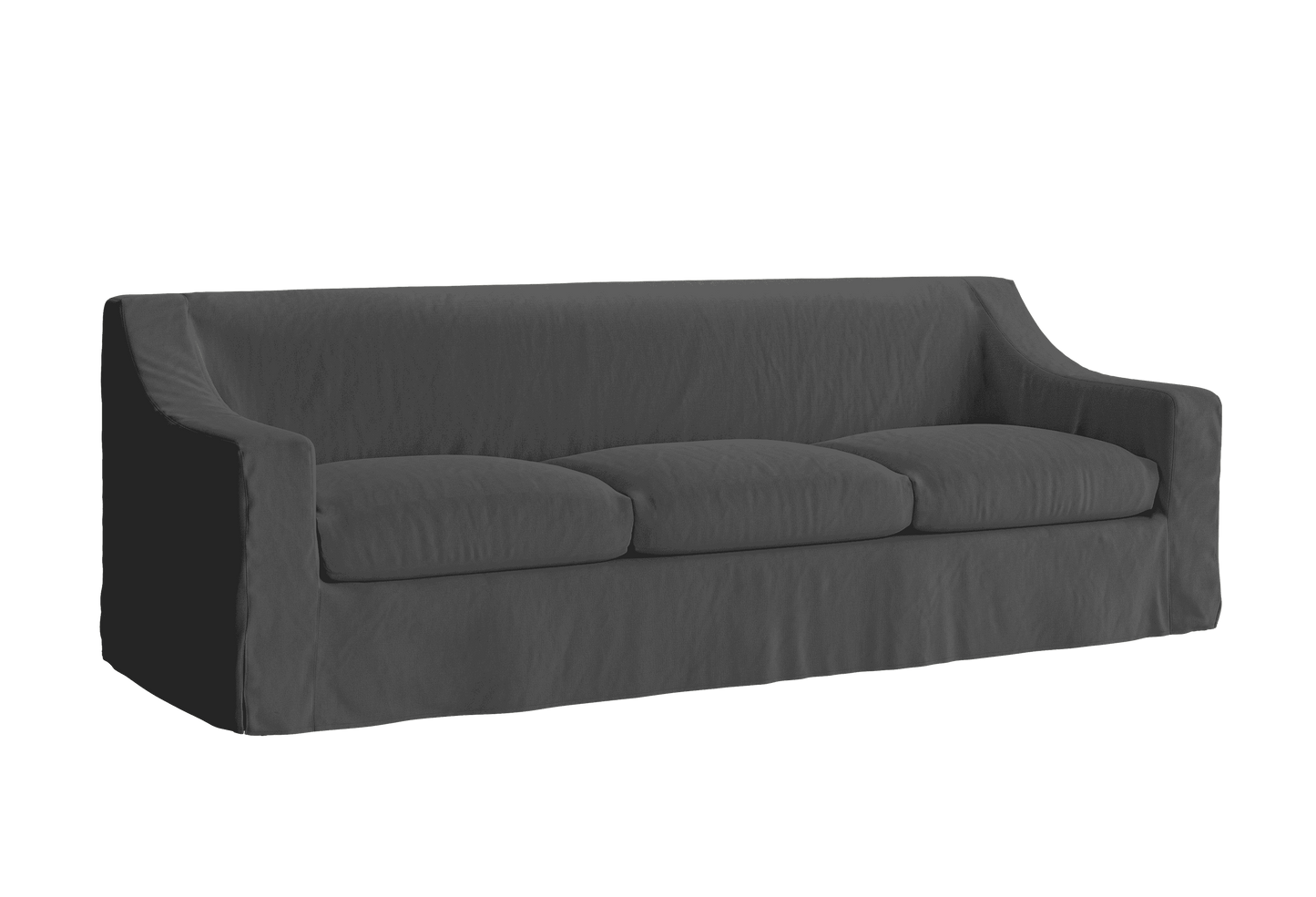 The Evergreen Sofa in Hemp – Sustainable 3-Seater by Sabai