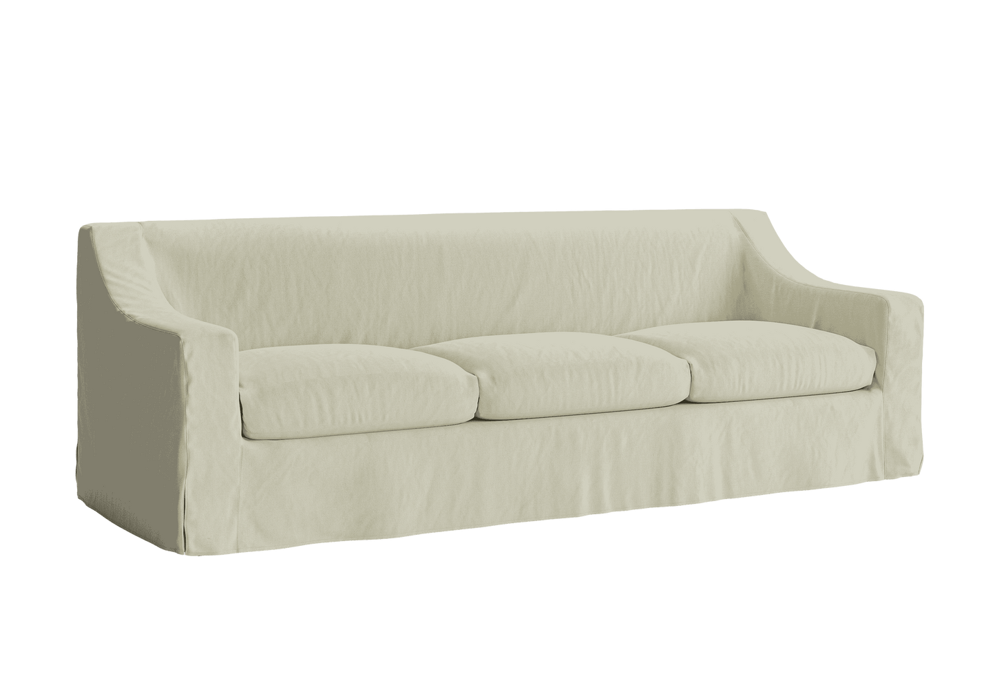 The Evergreen Sofa in Hemp – Sustainable 3-Seater by Sabai