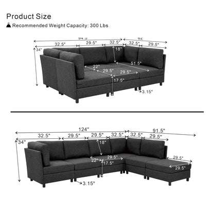 Modern Modular Sofa For Living Spaces