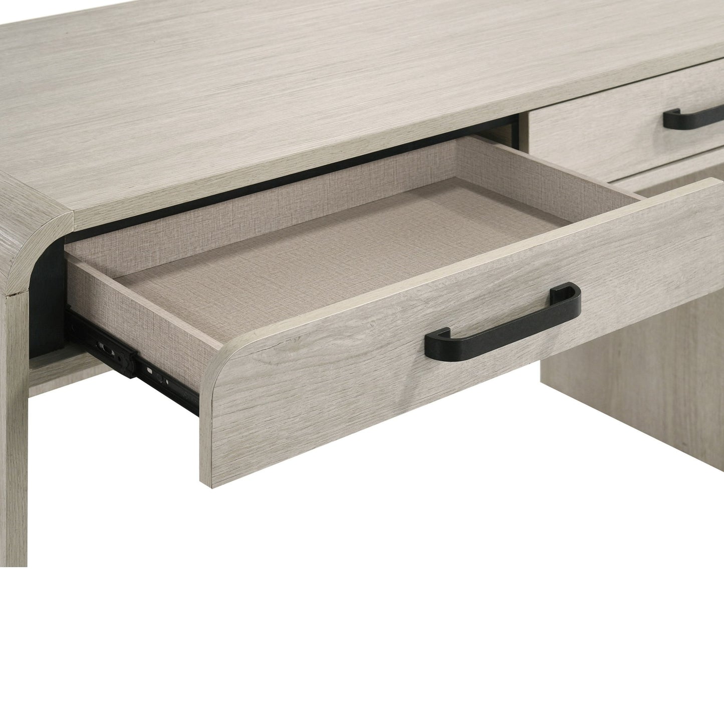 Writing Desk With Dual Drawers, Home Office Furniture - Antique White