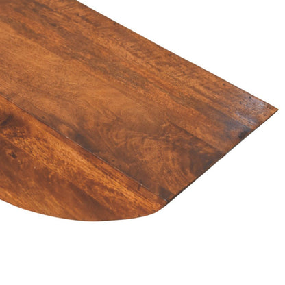 Crescent Floating Wall Shelf - Brown