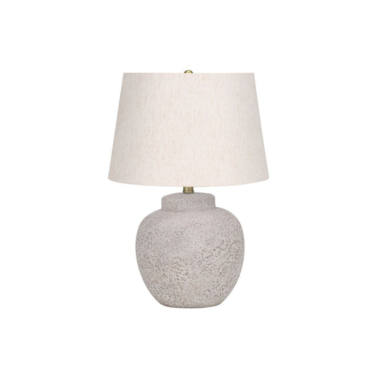 Lighting, Table Lamp, Concrete, Modern - Cream
