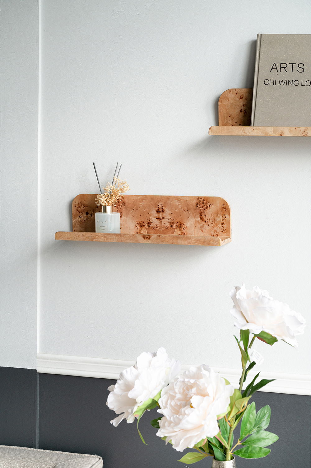Burl - Eco-Friendly Floating Wall Shelf