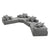 Dark Gray / 4 Pc. Sectional