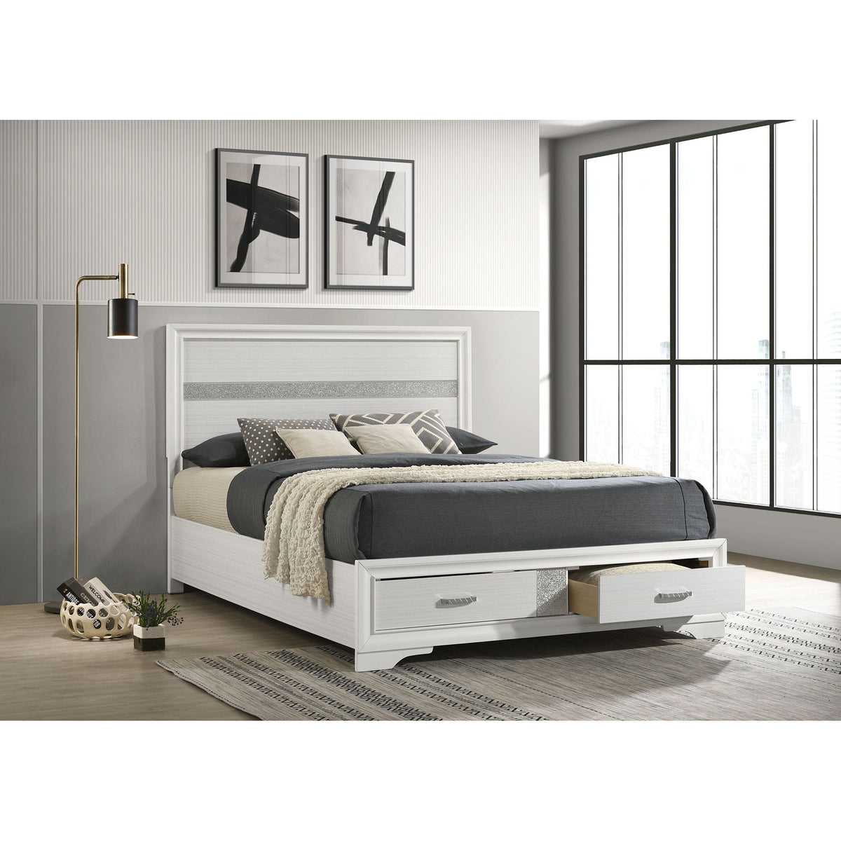 Orchid - Storage Panel Bed