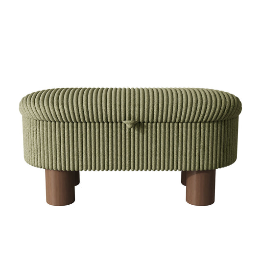 Storage Ottoman Upholstered Bench With Lift Top Storage For Bedroom