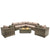 Dark Gray / 4 Pc. Sectional Sofa, 2 Chairs And Fire Pit
