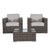 Dark Brown / 3 Pc. 2 Chair And Table