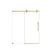 Gold / 60"W x 2.75"D x 72"H