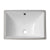 White / 20.25"W x 15"D x 7.6"H