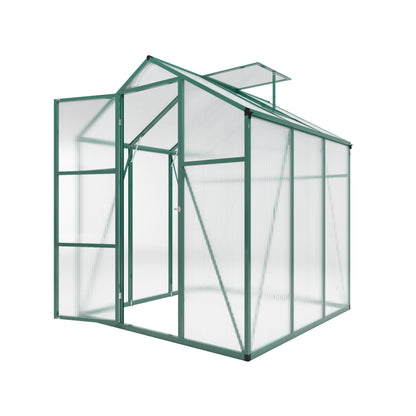 Polycarbonate Walk-In Greenhouse, Raised Base For Outdoor In All Season