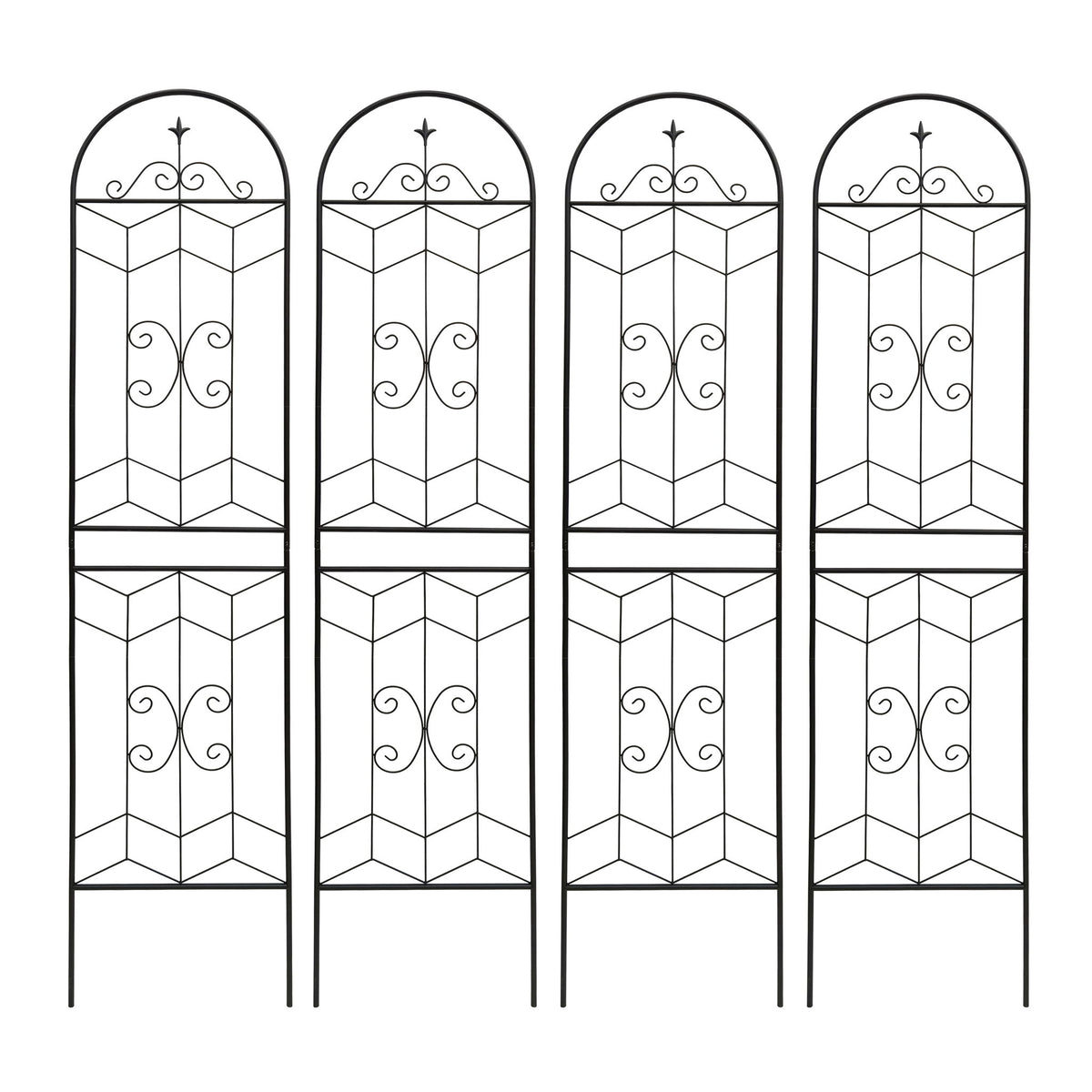 Garden Trellis, Rustproof Support For Climbing Plants