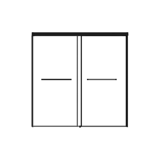 Semi-Frameless Double Sliding Shower Door