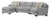 Gray / Left Side Facing Chaise Sectional