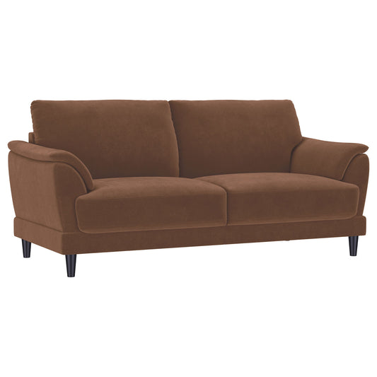 Dania - Sofa With Tufted Arms - Rust
