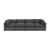 Kova Pillow Cushion Grand Pit - Licorice Performance Chenille