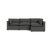 Kova Pillow Cushion L-Shape - Licorice Performance Chenille