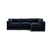 Kova Pillow Cushion L-Shape - Navy Performance Velvet