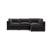 Kova Pillow Cushion L-Shape - Onyx Performance Velvet